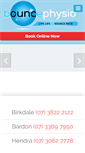Mobile Screenshot of bouncephysiobirkdale.com.au